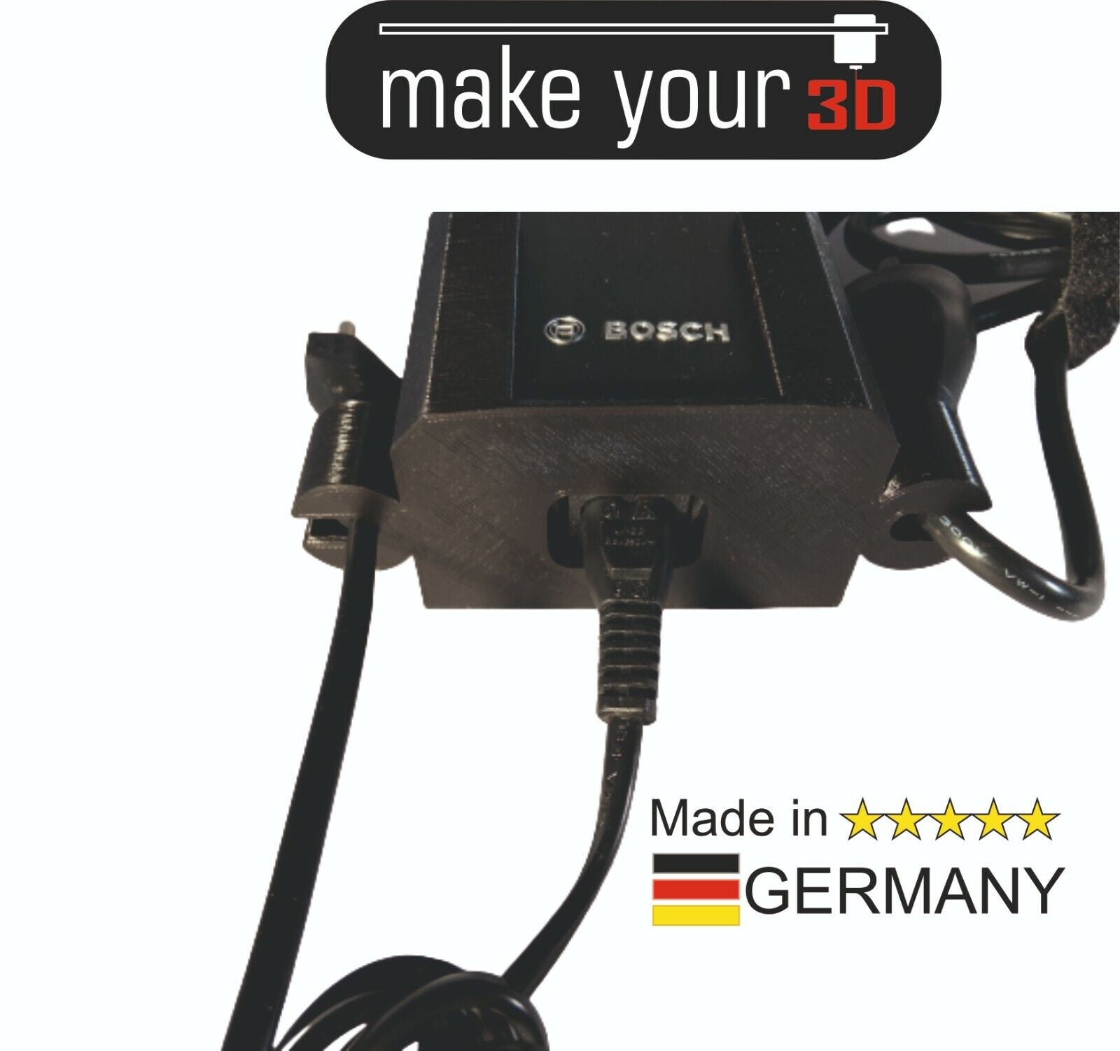 Wandhalterung Halterung für das BOSCH Netzteil Ladegerät 36/2 für E-Bikes