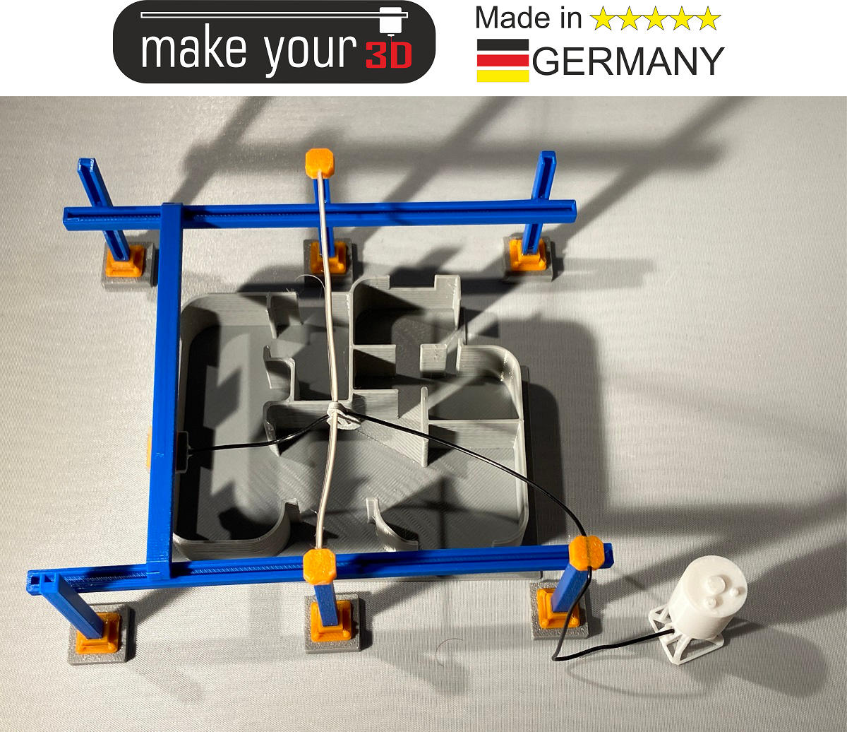 H0 1:87 Baustelle Beton 3D Drucker Hausbau Bauplatz