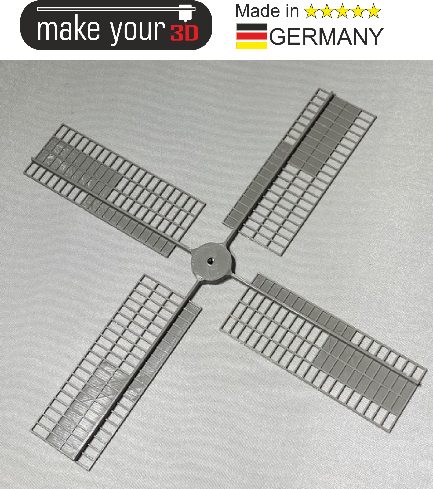 H0 1:87 Flügel für Windmühle Zubehör Ersatzteil mit eingearbeiteter M3 Mutter