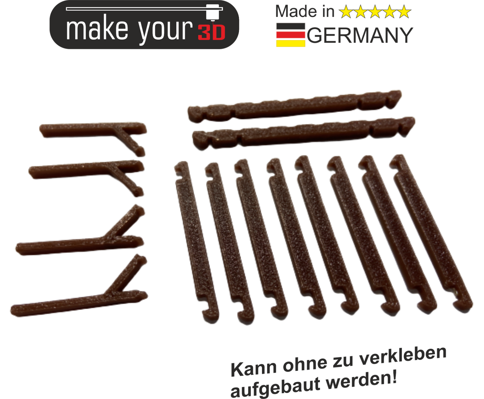 H0 1:87 SET Carport Garage Unterstellplatz - 3 Farben möglich