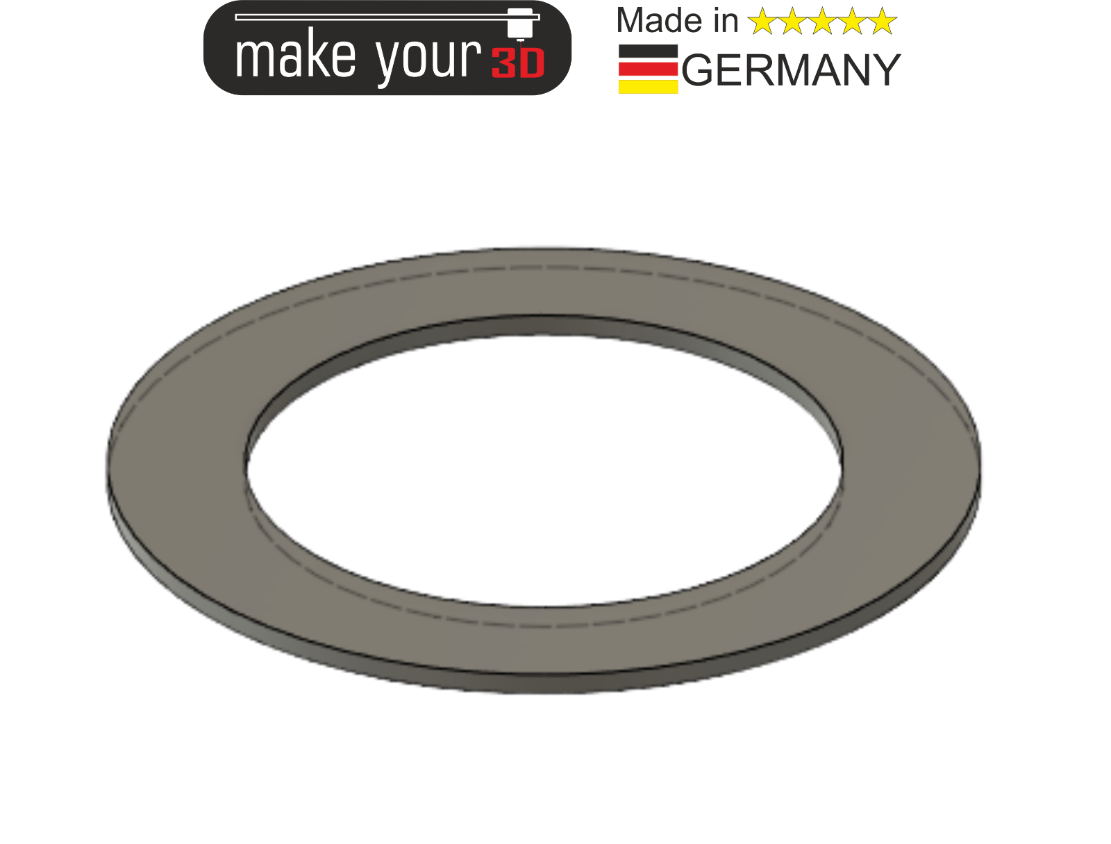 Dichtung Dichtscheibe 1 Stk.  für 38MM Poolanschluss Absperrschieber - Clear