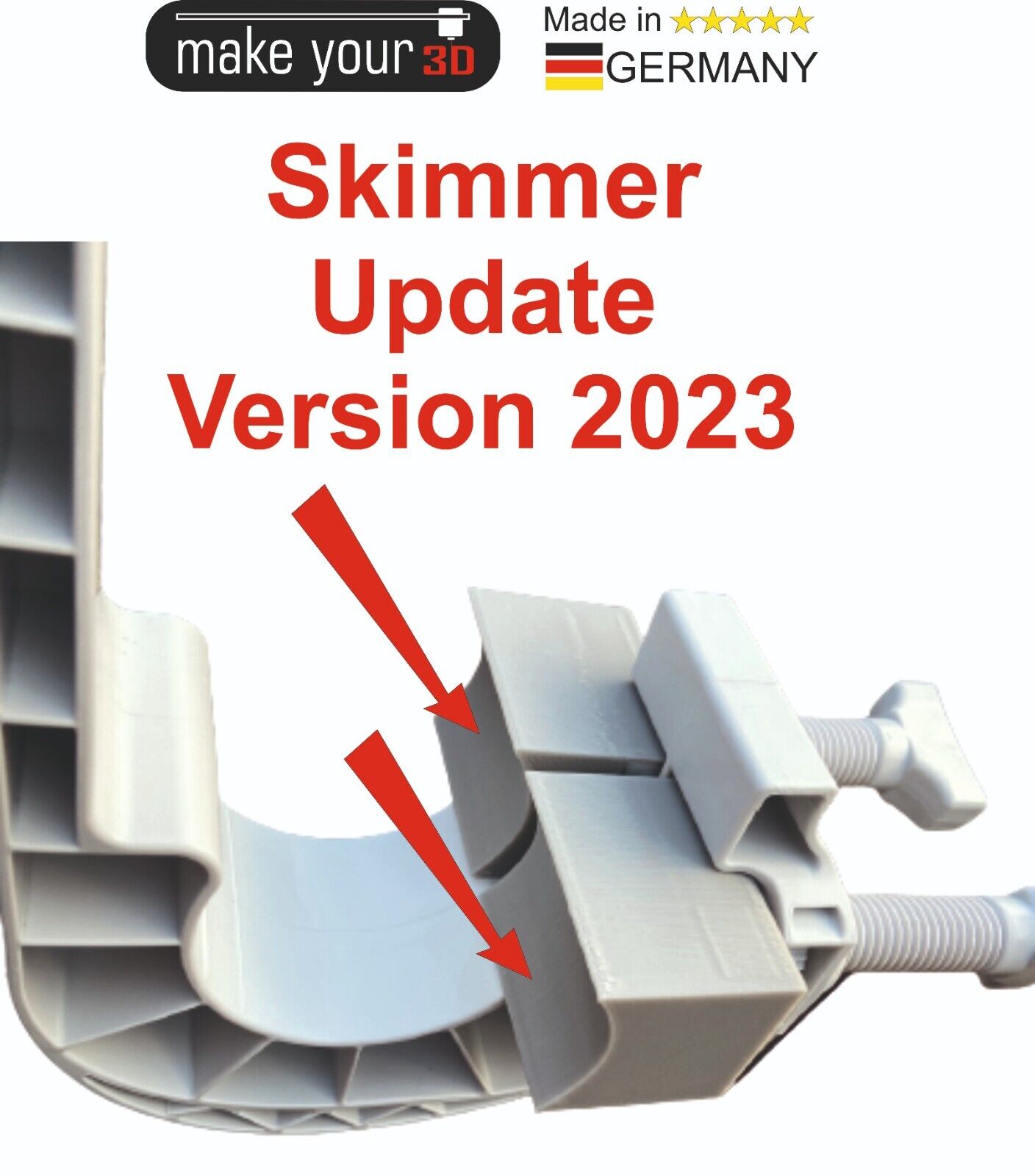 Zubehör für Skimmer Halterung passend für INTEX Skimmer - Alle Poolgestänge !!!