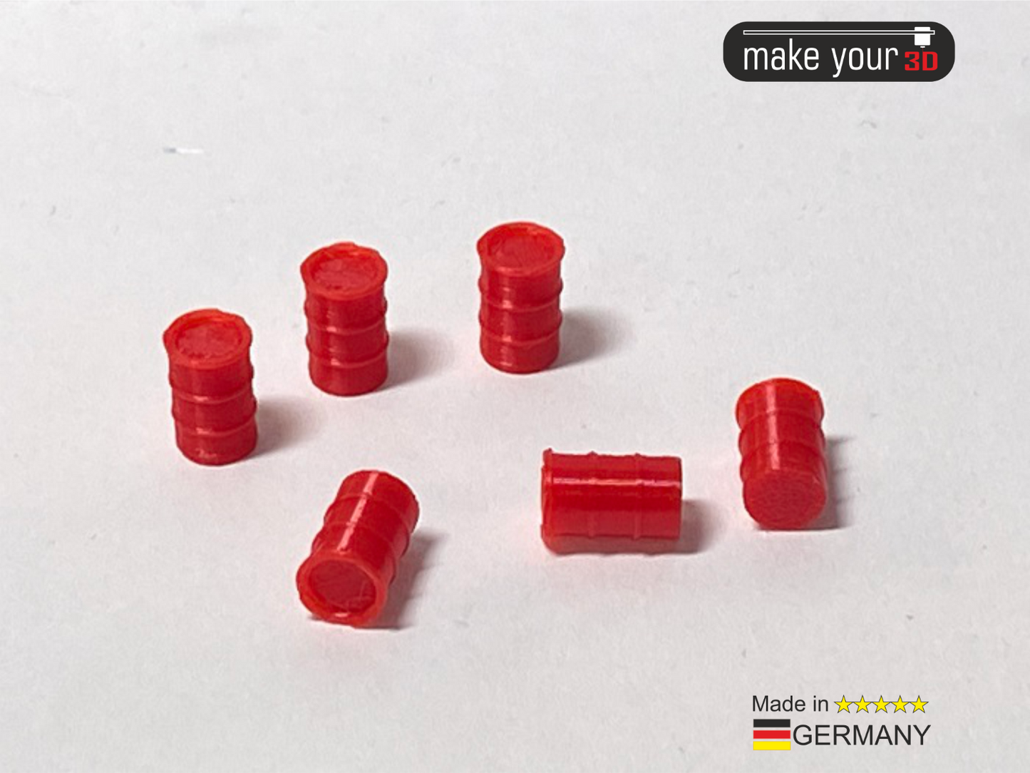H0 1:87 SET 6 Stk. Ölfässer Fässer Fass