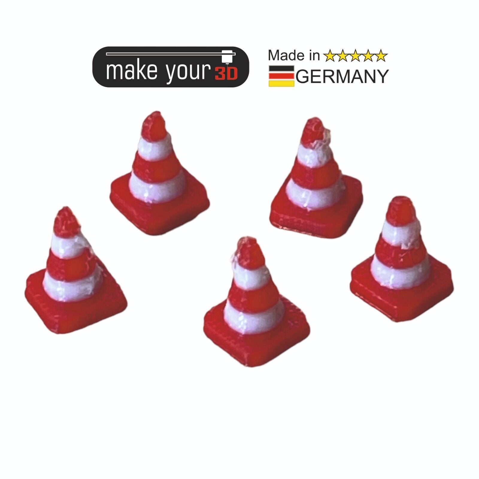 TT 1:120  5 Stk. Leitkegel Baustellenabsperrung Baustelle