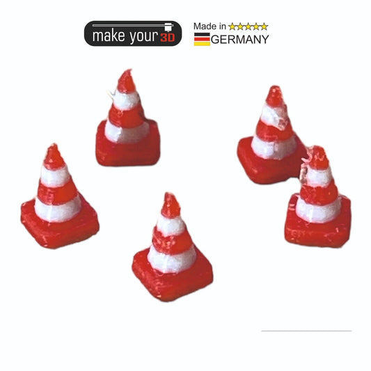 N 1:160  5 Stk. Leitkegel Baustellenabsperrung Baustelle