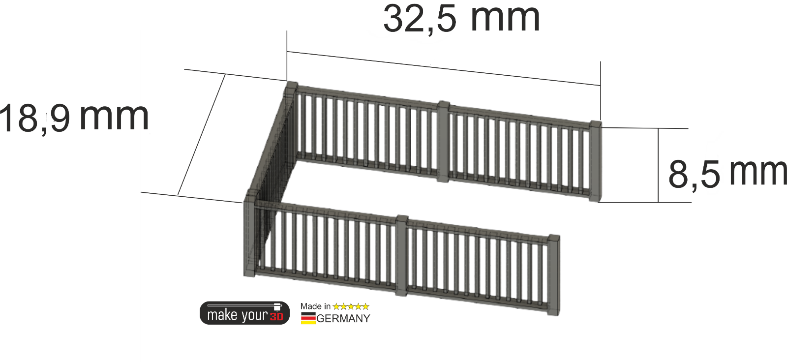 TT 1:120 Unterführung Bahnsteigunterführung Treppe mit Rolltreppe