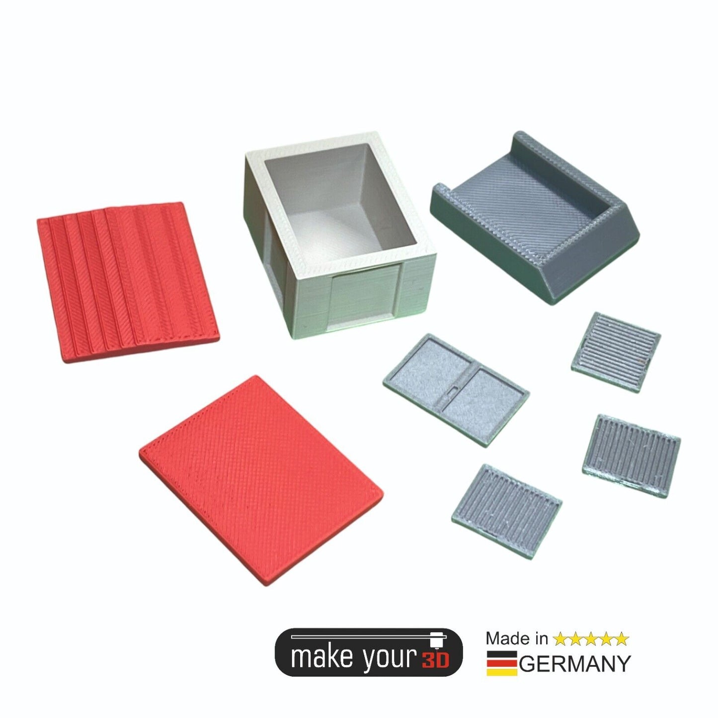 H0 Set 1:87 Trafostation Trafohäuschen E-Auto