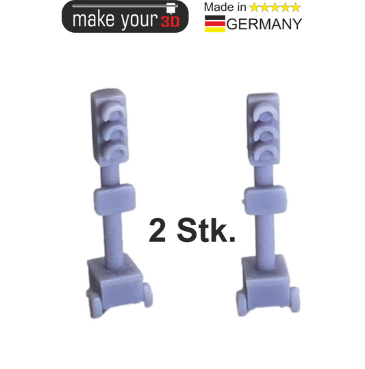 H0 1:87  SET 2Stk. Baustellenampel Baustelle Ampel