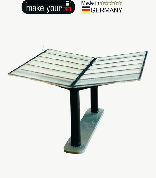 H0 1:87  SET Unterstellplatz  Auto - Parkplatz - Überdachung