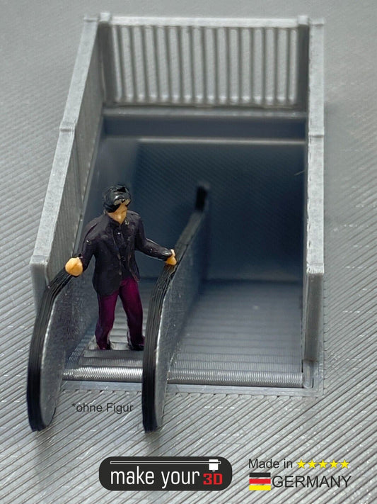 H0 1:87 Unterführung Bahnsteigunterführung Treppe mit Rolltreppe