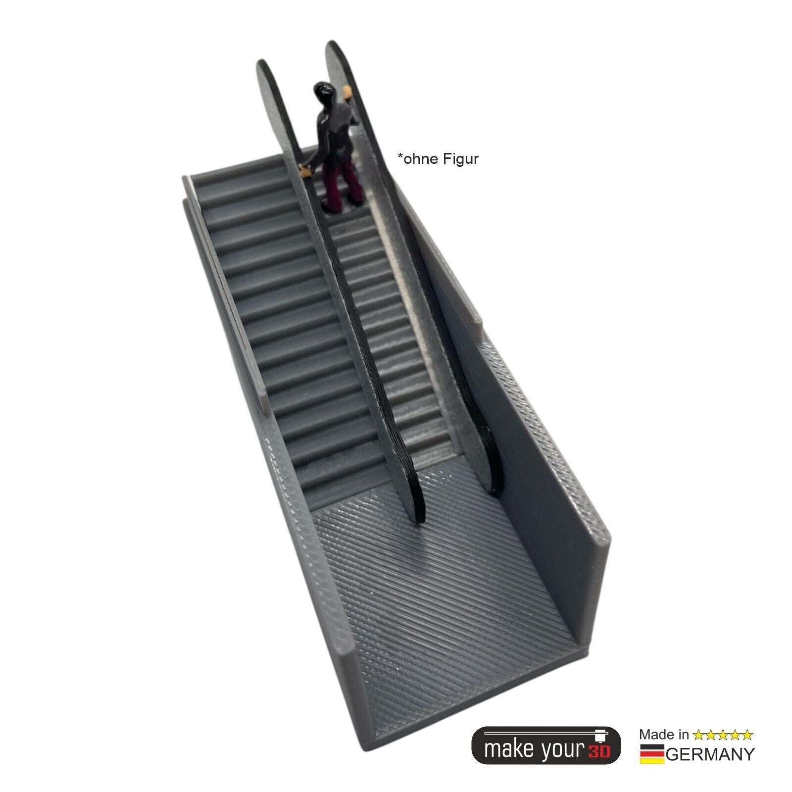 N 1:160 Unterführung Bahnsteigunterführung Treppe mit Rolltreppe