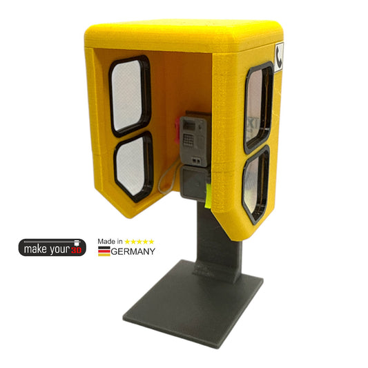 Spur G 1:22.5 LGB Telefonzelle Haube | sehr vielen Details - aus PETG Kunststoff