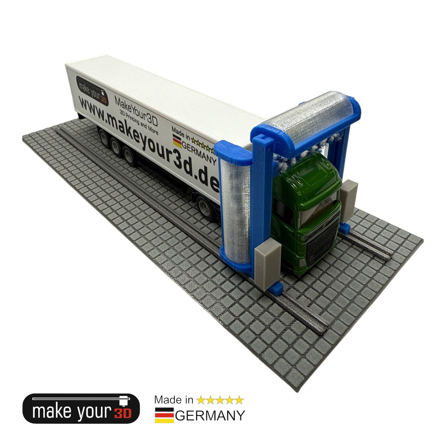 H0 1:87 LKW Bus Waschanlage Waschportal Waschstraße 4 Farben möglich