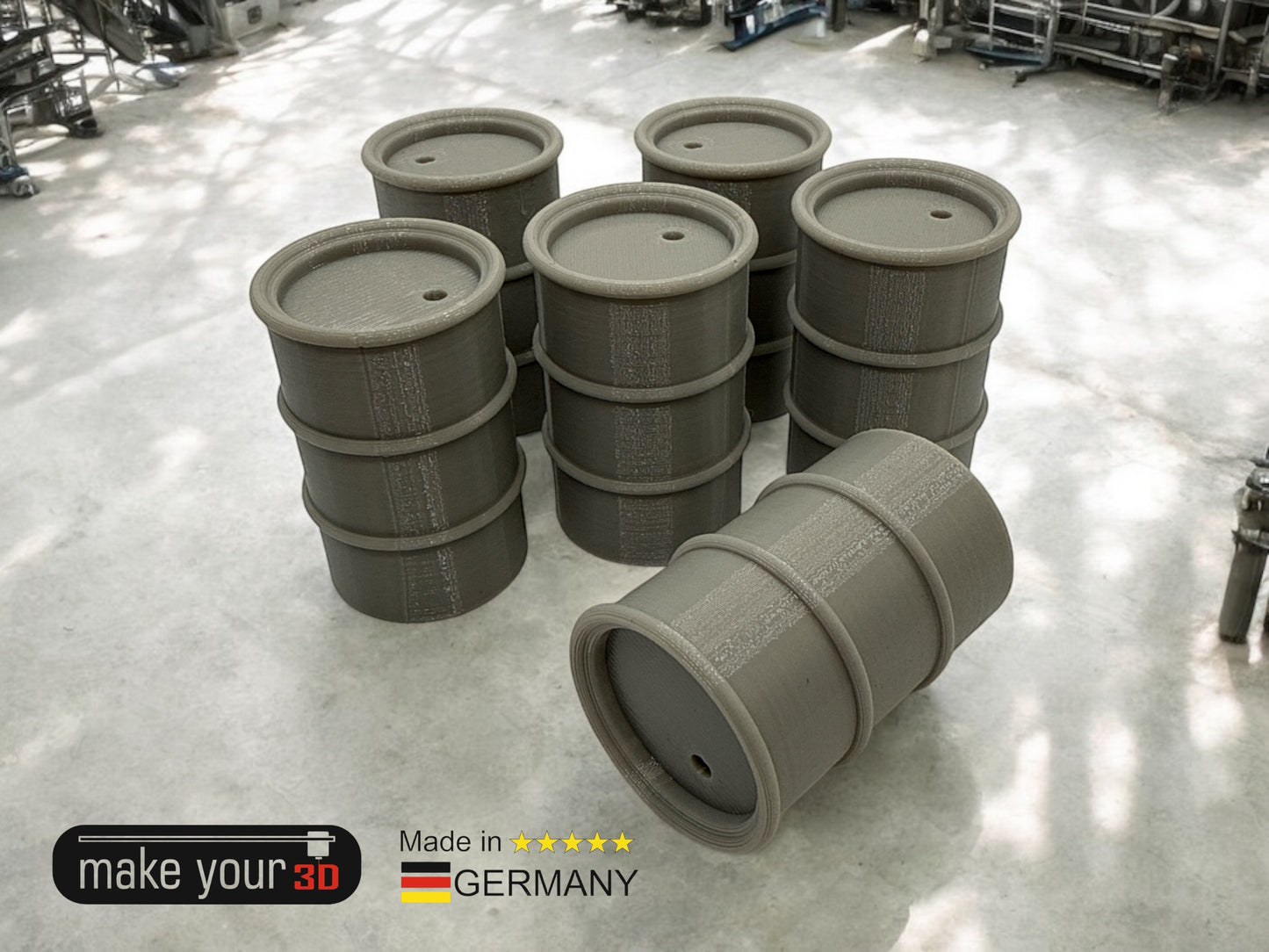 Spur G 1:22.5 Gartenbahn Ölfass 200 Liter - wetterfest aus PETG Kunststoff