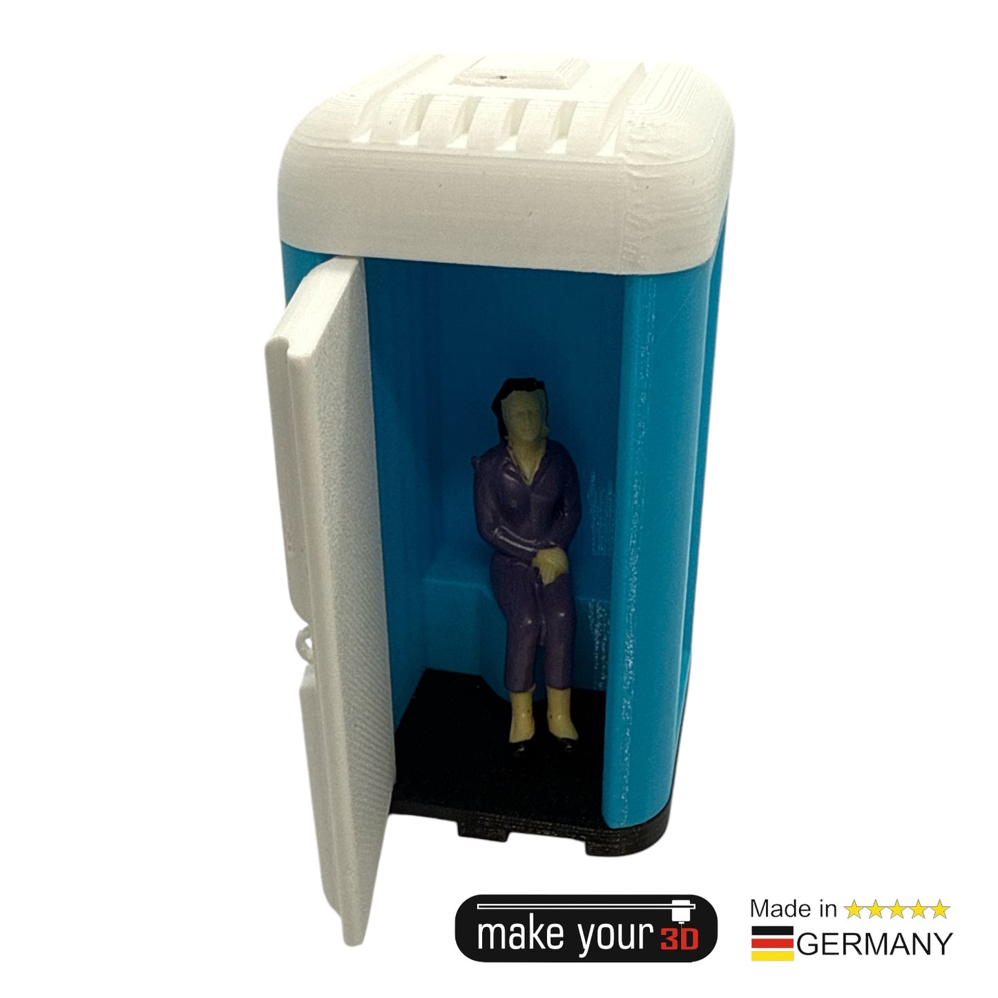 G 1:22.5 LGB Premium Mobile Baustellen Toilette bewegliche Tür/wetterfest