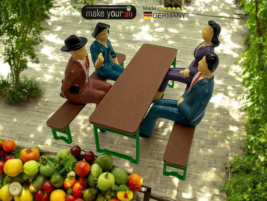 G 1:22.5 LGB Garten Bierzeltgarnitur Oktoberfest Biergarten - wetterfest