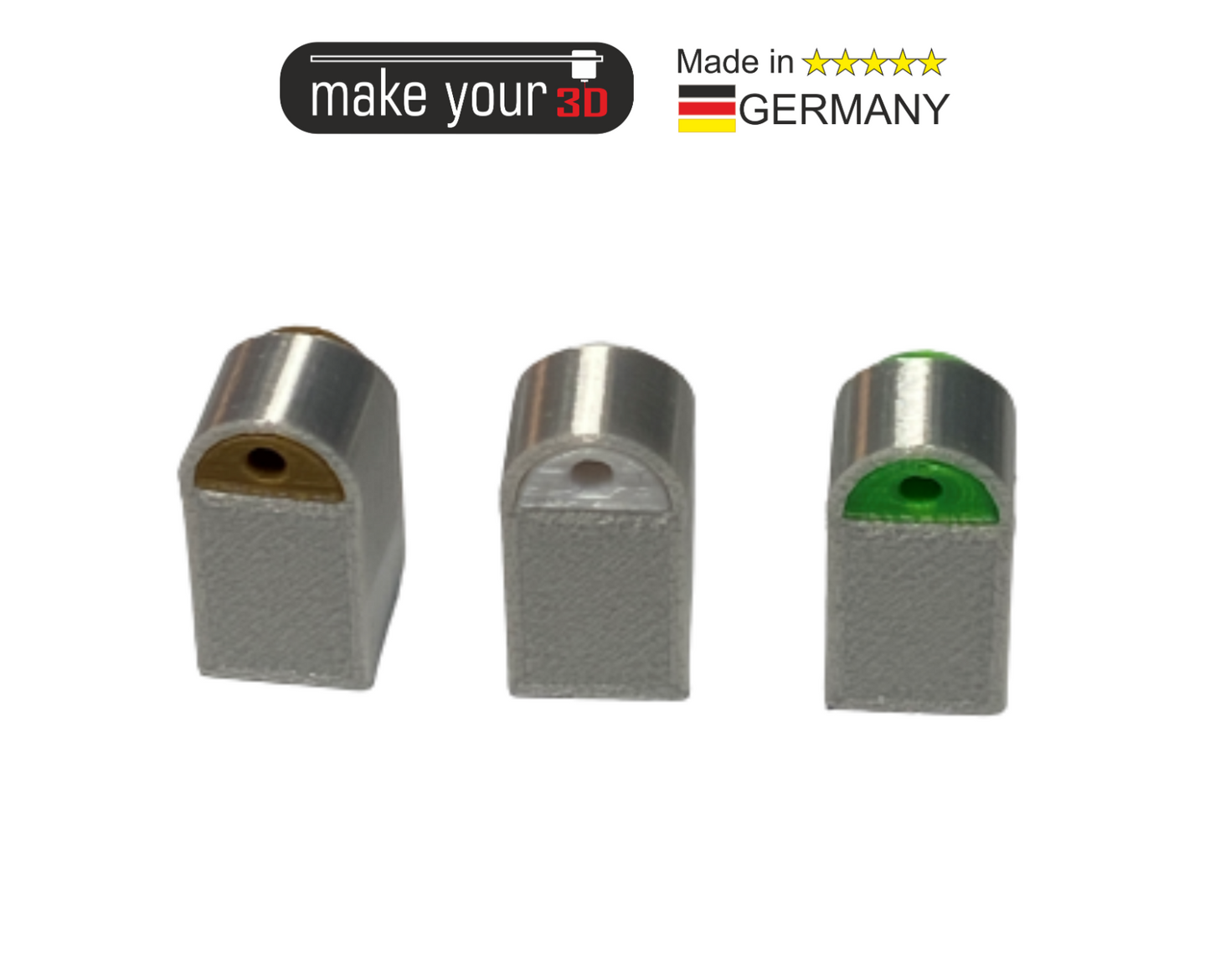 H0 Glascontainer Altglas Container 1:87 Set 3 Stk. Silber 3 Farben