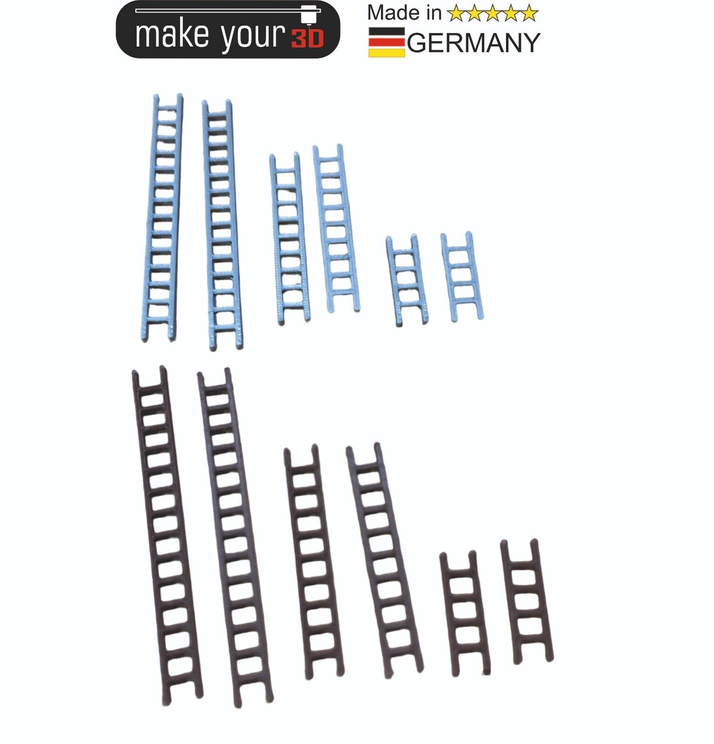 Spur TT Leiter Set 1:120 Set 12 Stk. 2 Farben