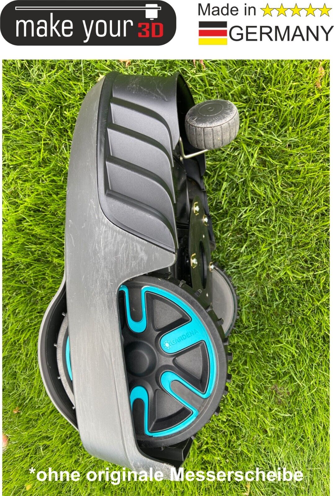 Messerscheibe V2 Erweiterung 23cm / 6 Messer für GARDENA Sileno Life City Smart