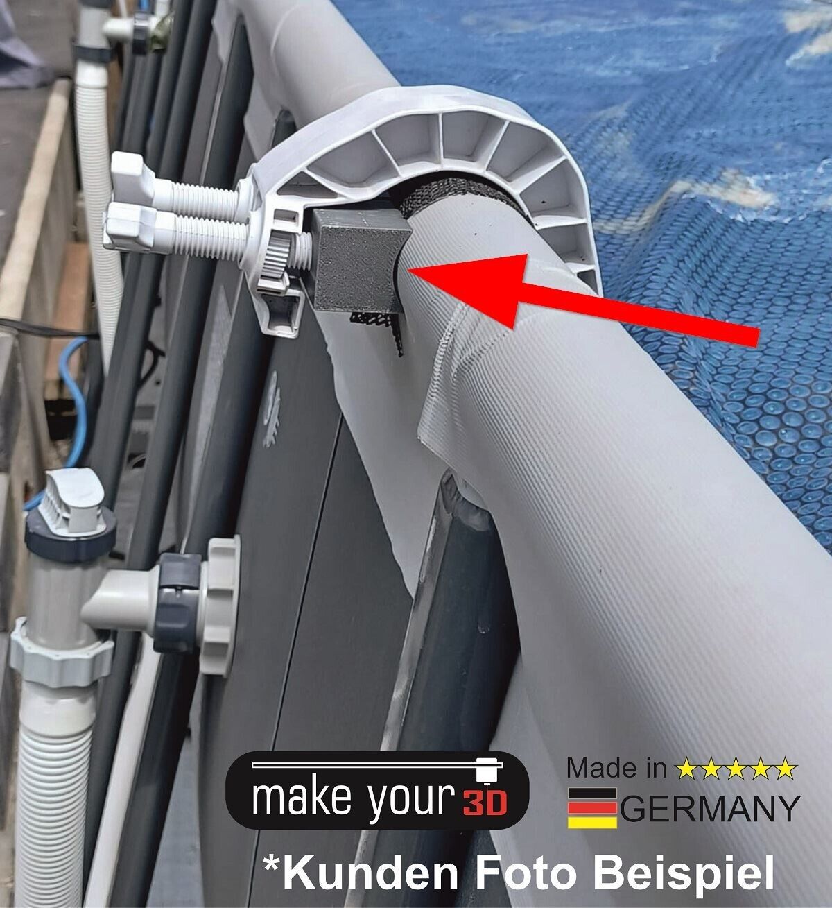 Zubehör für Skimmer Halterung passend für INTEX Skimmer - Alle Poolgestänge !!!