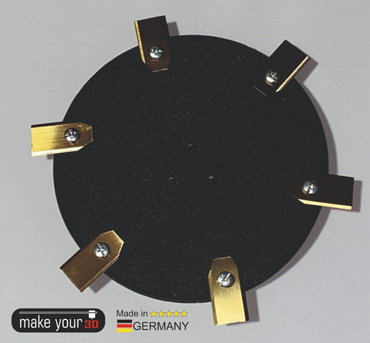 6 Klingen Messerscheibe inkl. 6 Titan Messer für Worx Landroid  M500 M700