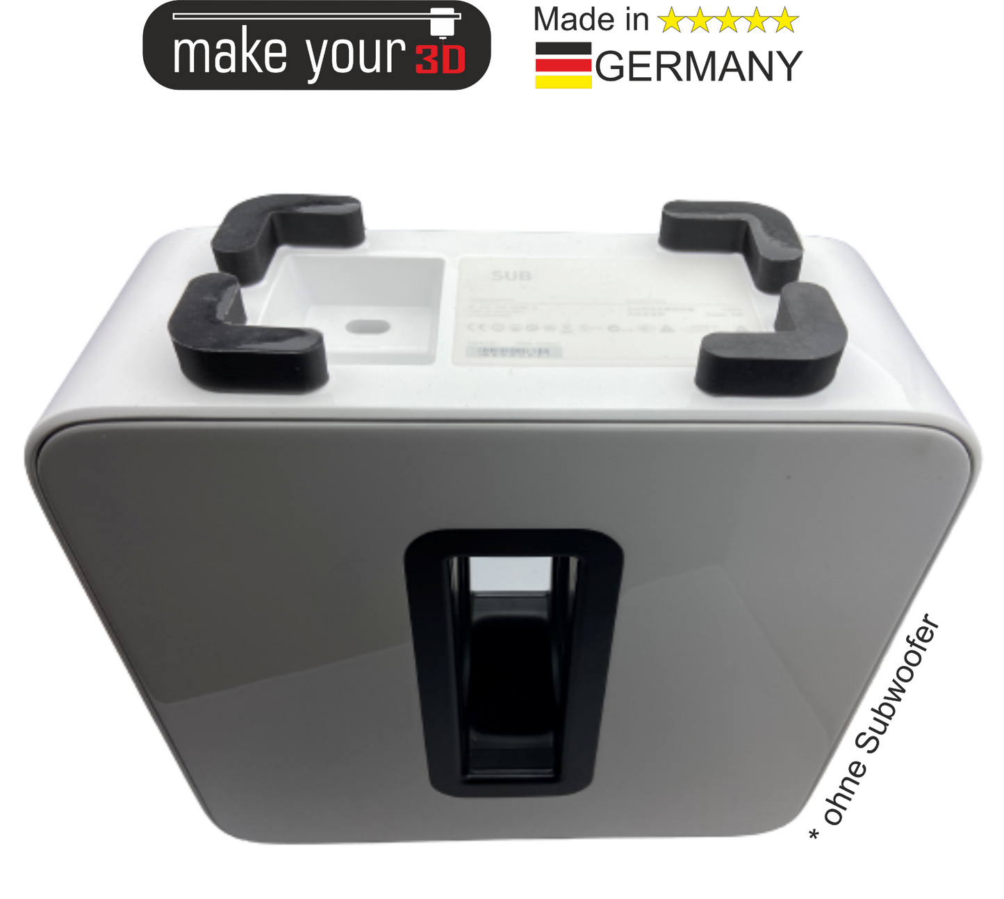 MakeYour3D High-End Subwoofer Füße Schwingungsdämpfer Dämpfer für SONOS Sub     