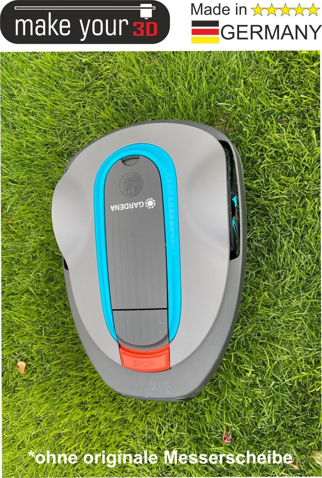 Messerscheibe V1 Erweiterung 23cm / 6 Messer für GARDENA Sileno Life City Smart