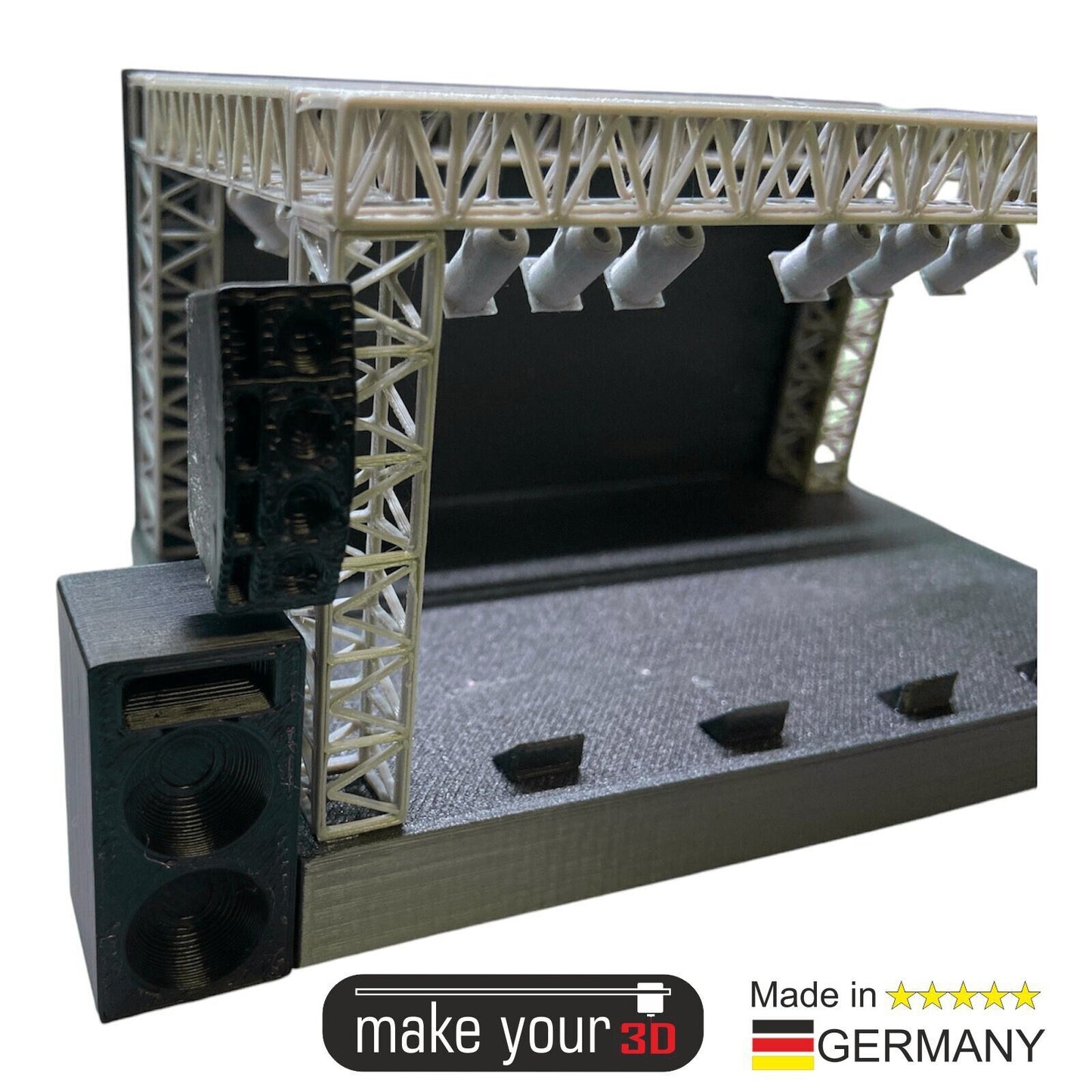 Spur H0 1:87  Rockkonzert | Bühne | Open Air Festival | Beleuchtung möglich