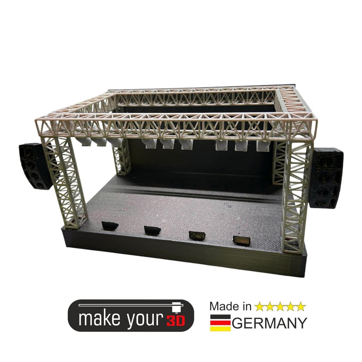 Spur H0 1:87  Rockkonzert | Bühne | Open Air Festival | Beleuchtung möglich