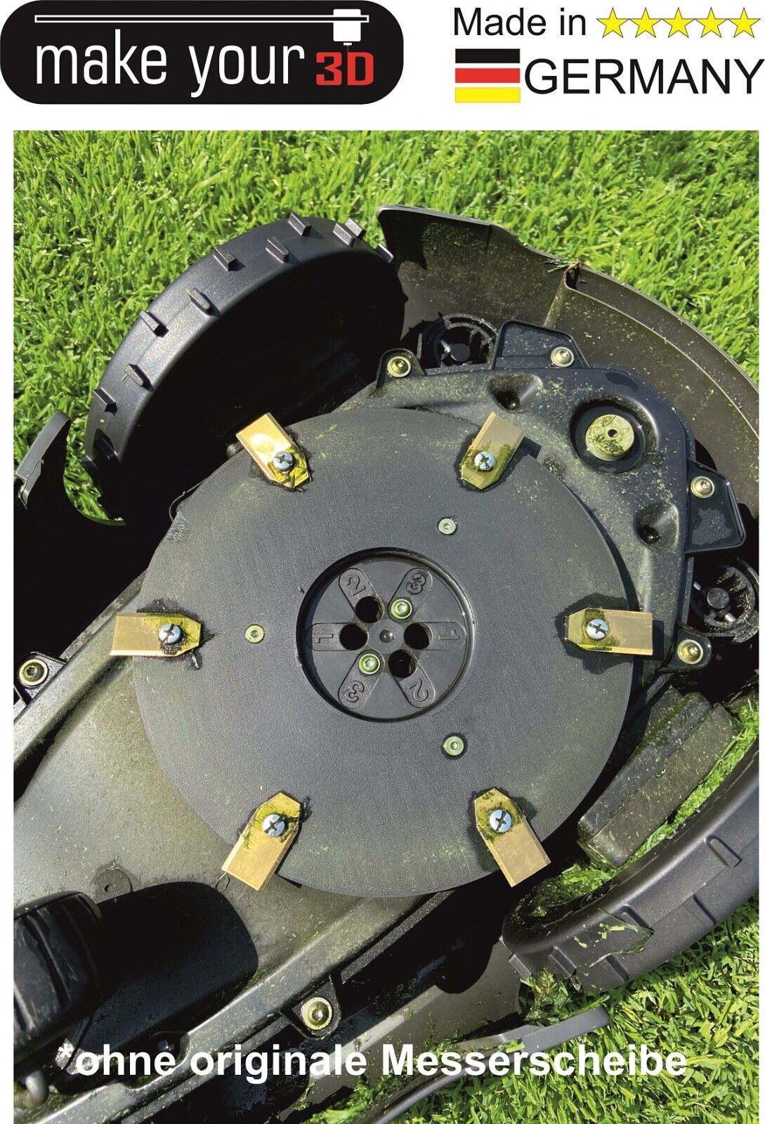 Messerscheibe V2 Erweiterung 23cm / 6 Messer für Husqvarna Automower Aspire R4