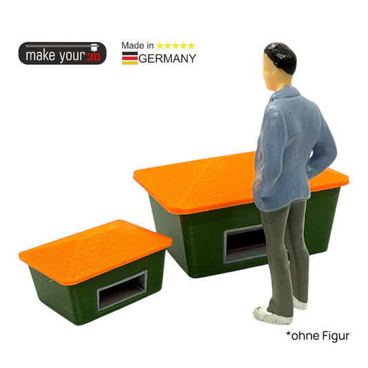 Spur G 1:22.5 LGB Streugutbehälter Streusandbehälter - Farbig - 550L oder 200L