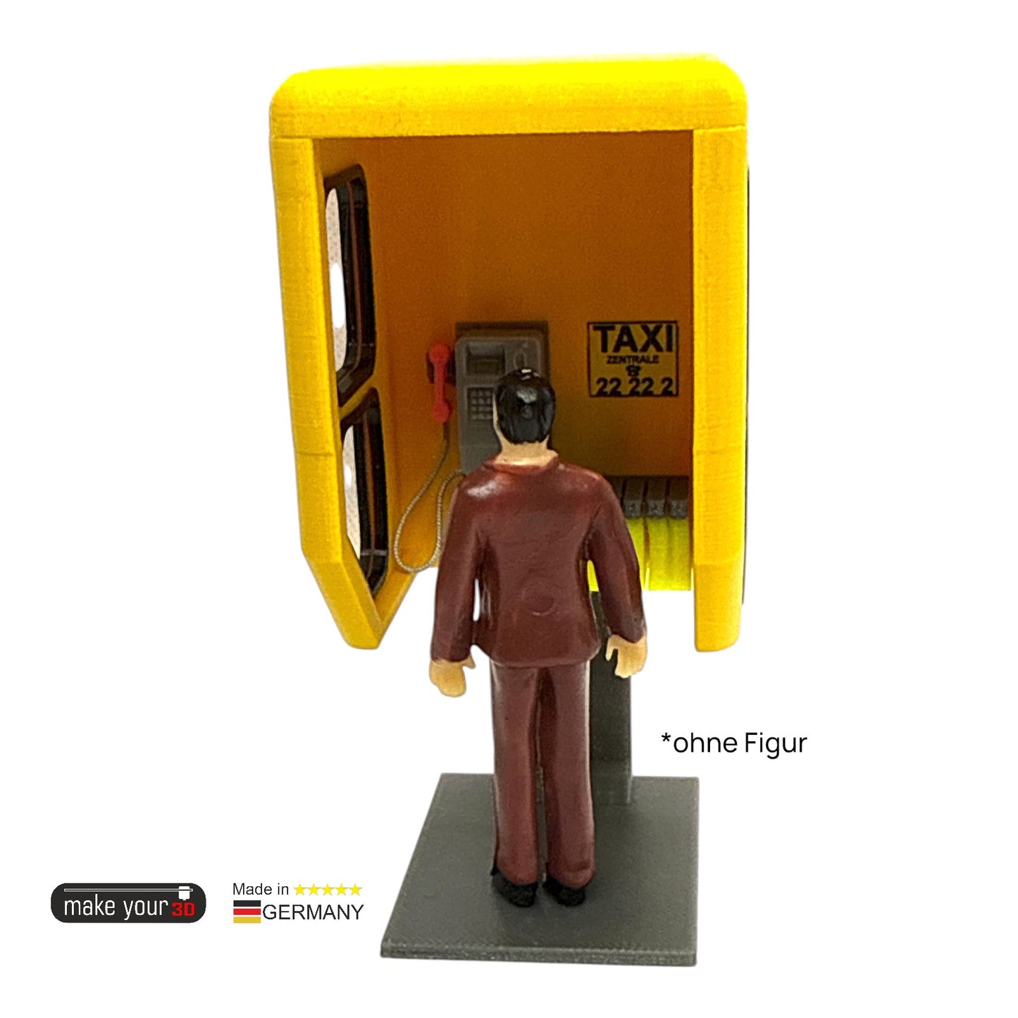 Spur G 1:22.5 LGB Telefonzelle Haube | sehr vielen Details - aus PETG Kunststoff