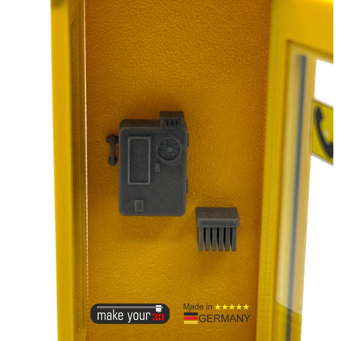 Spur G 1:22,5 Telefonzelle Alt mit Münztelefon | wetterfest aus PETG Kunststoff