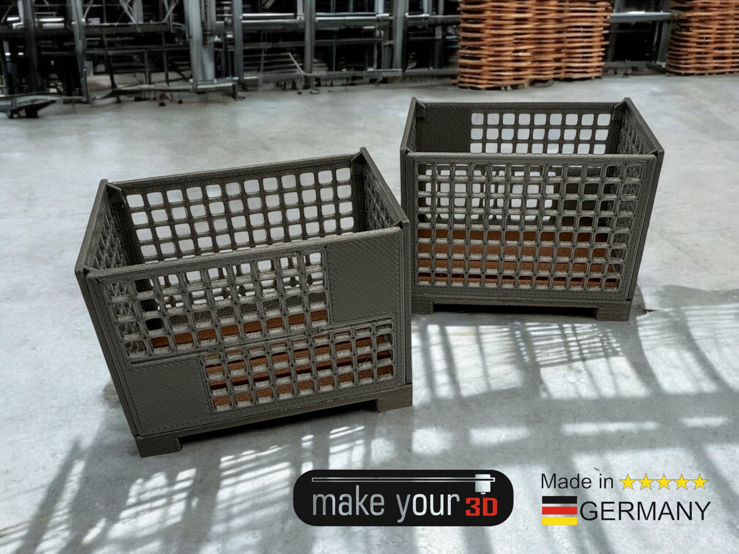 Spur G 1:22.5 LGB Gitterbox Kunststoff wetterfest - Ladegut Zubehör Gartenbahn