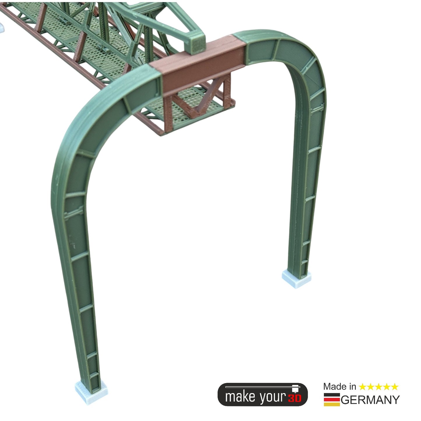 H0 1:87 Schwebebahn Straßengerüst passend für WSW Wuppertaler Schwebebahn Modelle