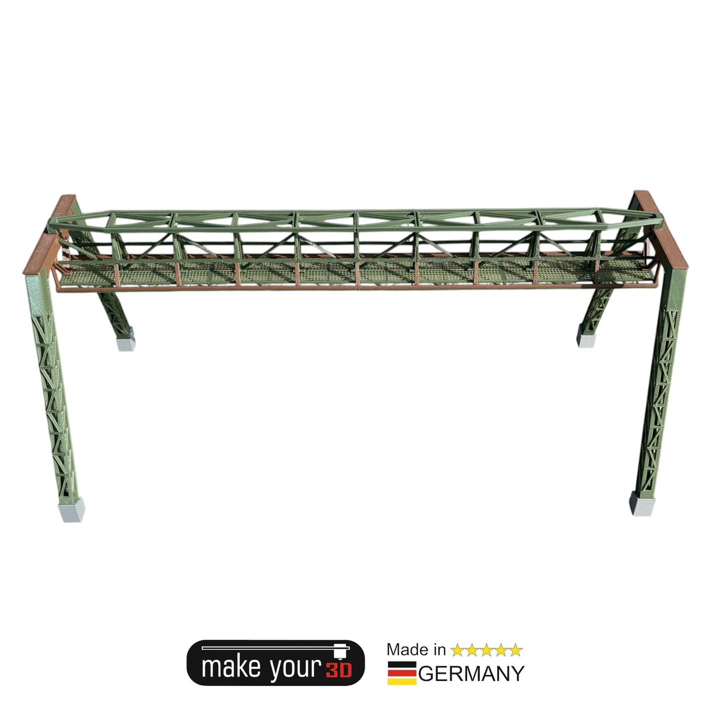 H0 1:87  Schwebebahn Gerüst V2 Wupper passend für WSW Wuppertaler Schwebebahn Modelle