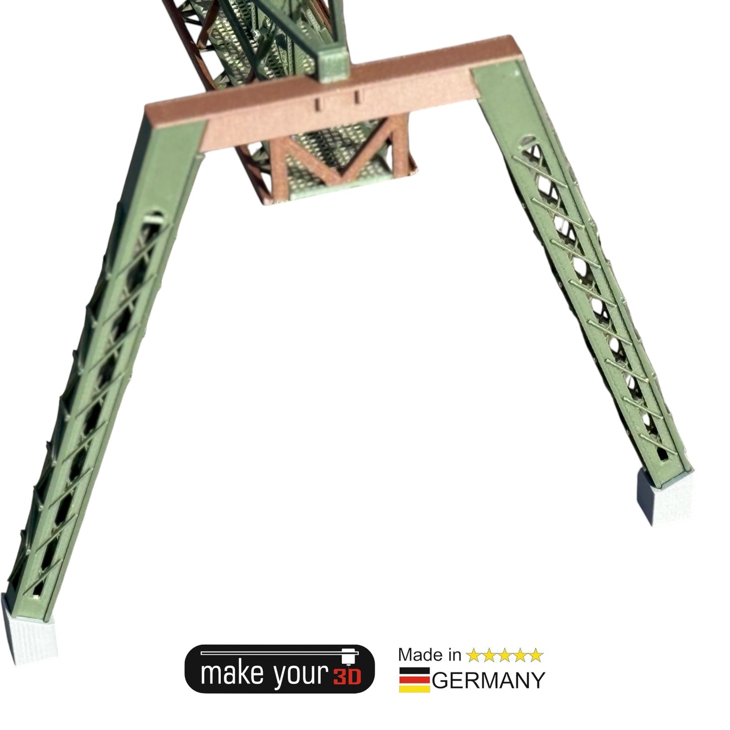 H0 1:87  Schwebebahn Gerüst V2 Wupper passend für WSW Wuppertaler Schwebebahn Modelle