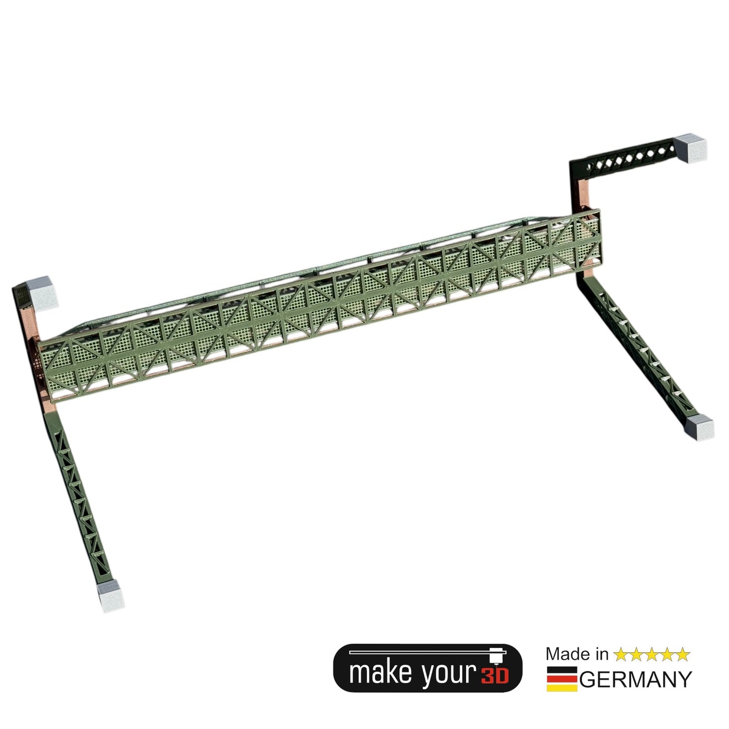 H0 1:87  Schwebebahn Gerüst V2 Wupper passend für WSW Wuppertaler Schwebebahn Modelle
