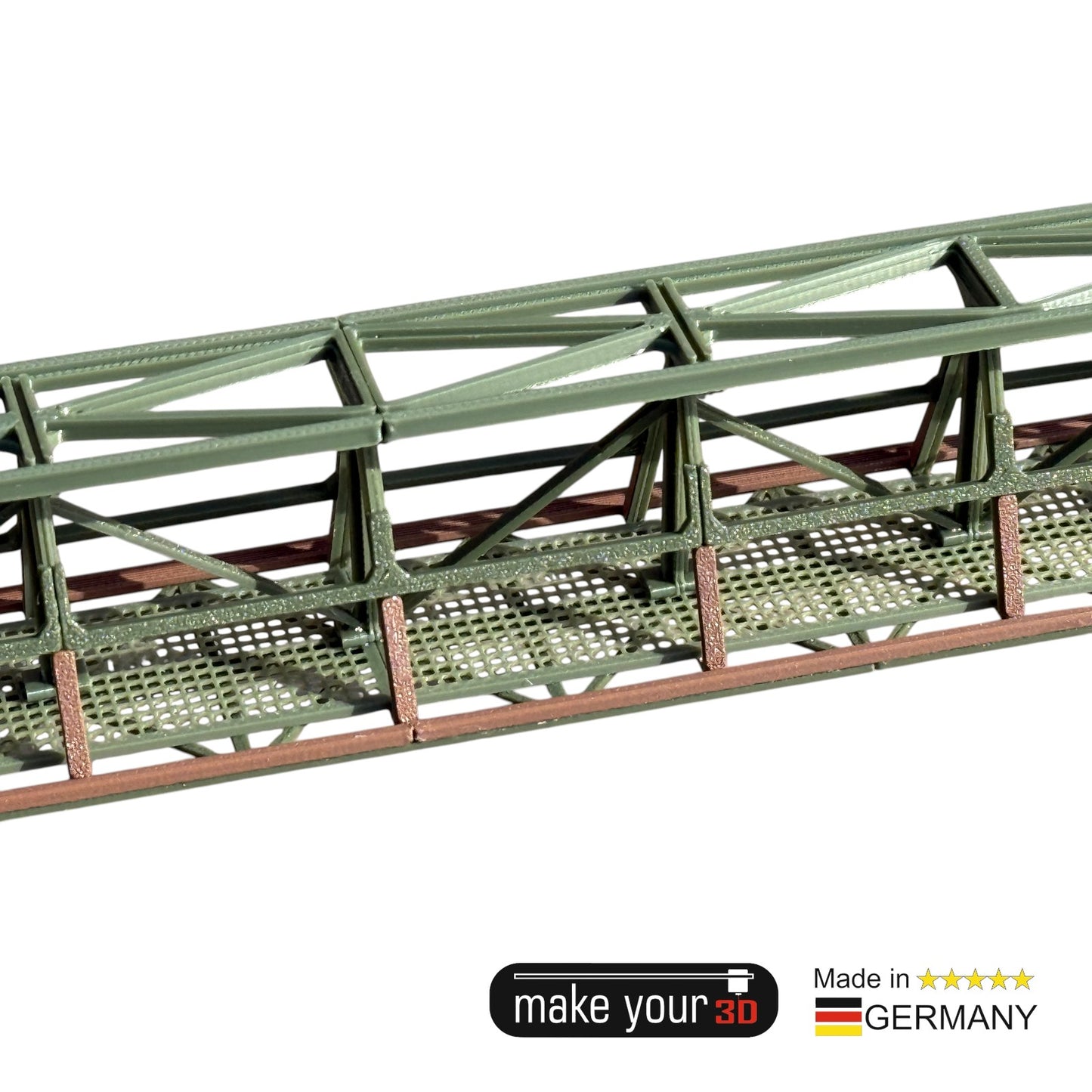 H0 1:87  Schwebebahn Gerüst V2 Wupper passend für WSW Wuppertaler Schwebebahn Modelle